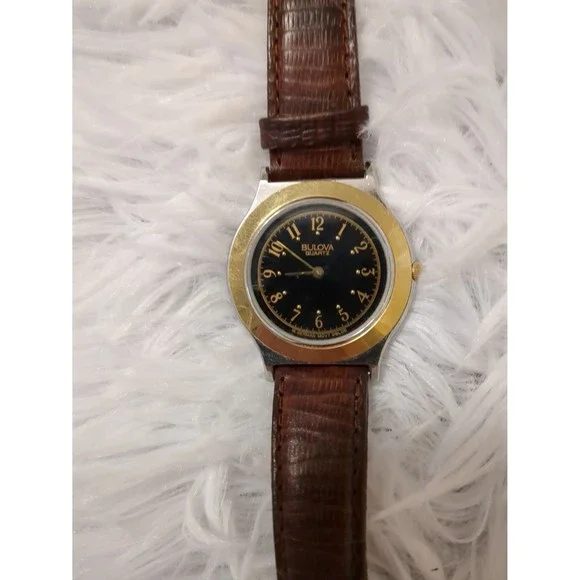 Bulova Accessories Bulova T Two Tone Leather Watch Poshmark